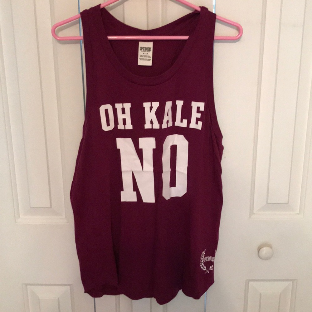 PINK “KALE” TANK